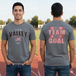 Oklahoma Mustang Broncos Team Valley Short Sleeve Tee – Size L